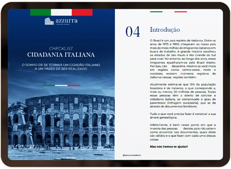 Confira abaixo o passo a passo para você iniciar o processo para conquistar a sua tão sonhada cidadania italiana